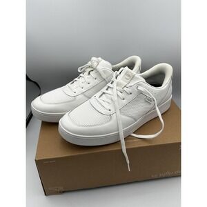 Kizik Oslo Shoes Mens Size 10.5 White Optic Low Top Slip On Comfort Sneakers New
